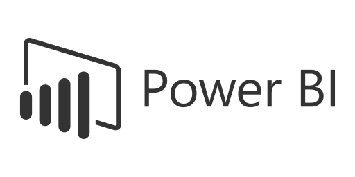 Power BI Logo Black